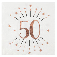 sparkle-rose-gold-age-50-party-pack-plates-napkins-and-cups|LLSPARKLEAGE50PP|Luck and Luck|2