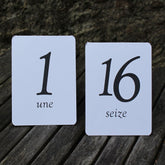 white-wedding-table-numbers-french-tent-fold-1-16-black-numbers|LLTNWFRATF|Luck and Luck| 1