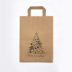 merry-christmas-tree-kraft-brown-paper-gift-bags-x-6|KBHMCTREE|Luck and Luck| 4