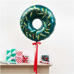 wreath-foil-christmas-balloon-decoration|400157|Luck and Luck| 1