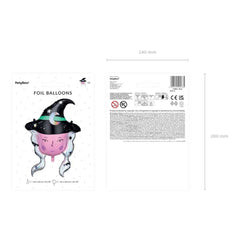 large-halloween-foil-balloon-witch-73-x-101-cm-decoration|FB142|Luck and Luck|2