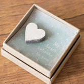 east-of-india-lapel-pin-badge-my-heart-belongs-to-you-keepsake-gift|1425|Luck and Luck| 1