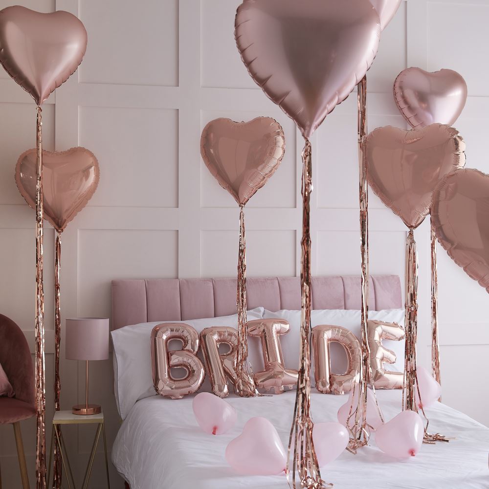 rose-gold-bride-and-heart-balloons-room-decoration-kit|HN-857|Luck and Luck| 1
