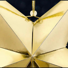 gold-paper-hanging-star-decoration-70cm-christmas-wedding|GWP1-70-019M|Luck and Luck|2