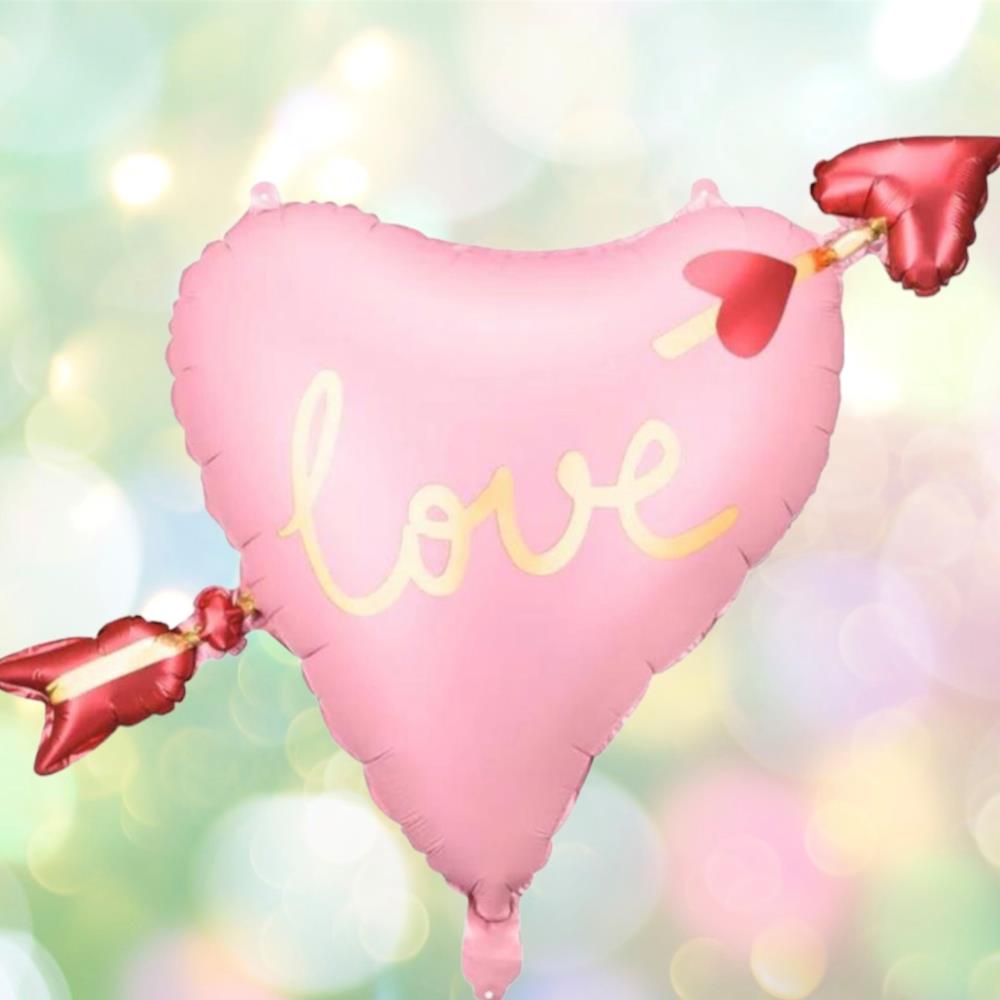 foil-party-balloon-heart-with-arrow-valentines-day|FB172|Luck and Luck| 1