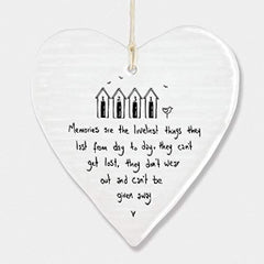 east-of-india-porcelain-hanging-heart-memories-are-the-loveliest-gift|6215|Luck and Luck| 3