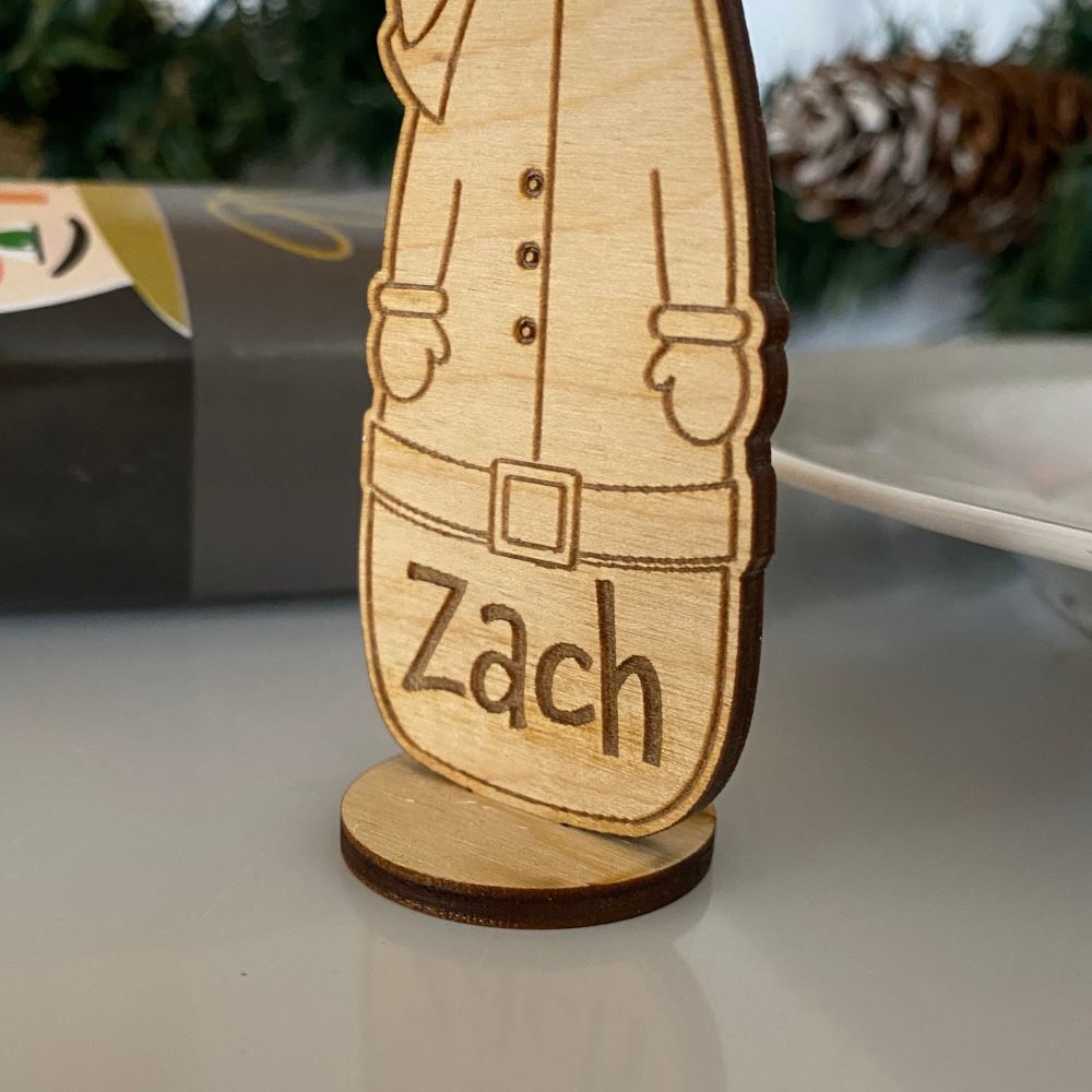 wooden-christmas-personalised-snowman-place-table-name-settings|LLWWSNOWMANPNP|Luck and Luck| 3