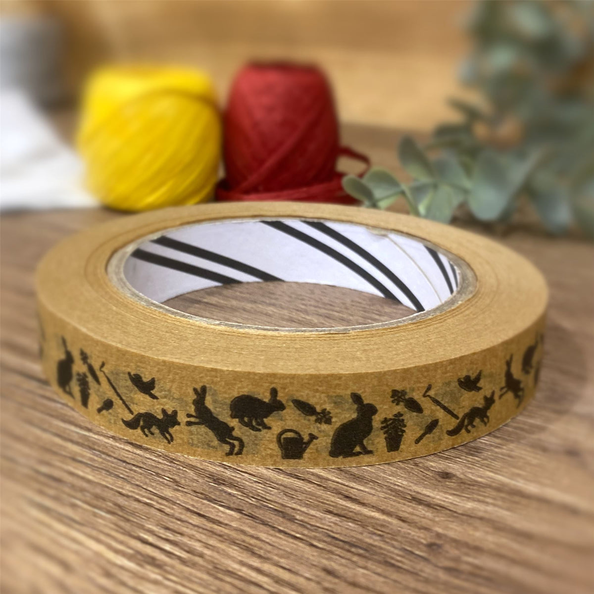 peter-rabbit-brown-kraft-paper-tape-50m-eco-friendly-wrapping|LLTAPEPR|Luck and Luck| 1