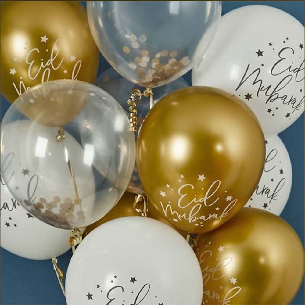 eid-mubarak-balloon-bundle-12-pack|HBEM116|Luck and Luck|2