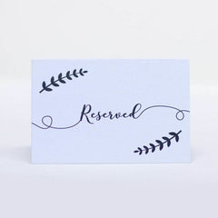 wreath-leaf-reserved-only-cards-set-of-4-wedding-party-events|LLRESLEAFA5|Luck and Luck|2
