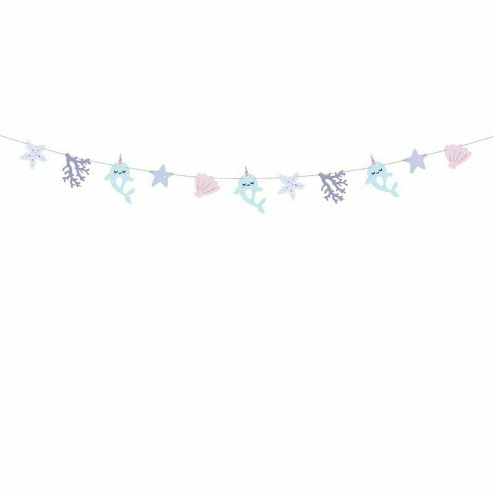 narwhal-under-the-sea-party-garland-bunting-banner|GL17|Luck and Luck|2