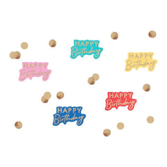 table-confetti-happy-birthday-multicoloured-gold-foiled|MIX-414|Luck and Luck|2