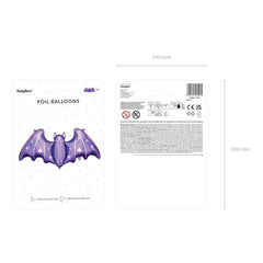 giant-halloween-purple-foil-bat-balloon-decoration|FB146|Luck and Luck| 3