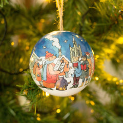 emma-bridgewater-christmas-village-set-of-4-baubles|WIN3141|Luck and Luck| 3