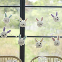 felt-easter-bunny-childrens-bunting-nursery-decoration-1-5m|BN-108|Luck and Luck| 1