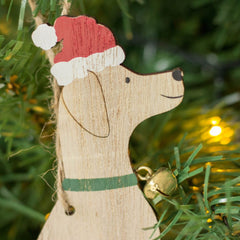 christmas-tree-decorations-hanging-dogs-with-bells-x-2|TLA445|Luck and Luck| 4