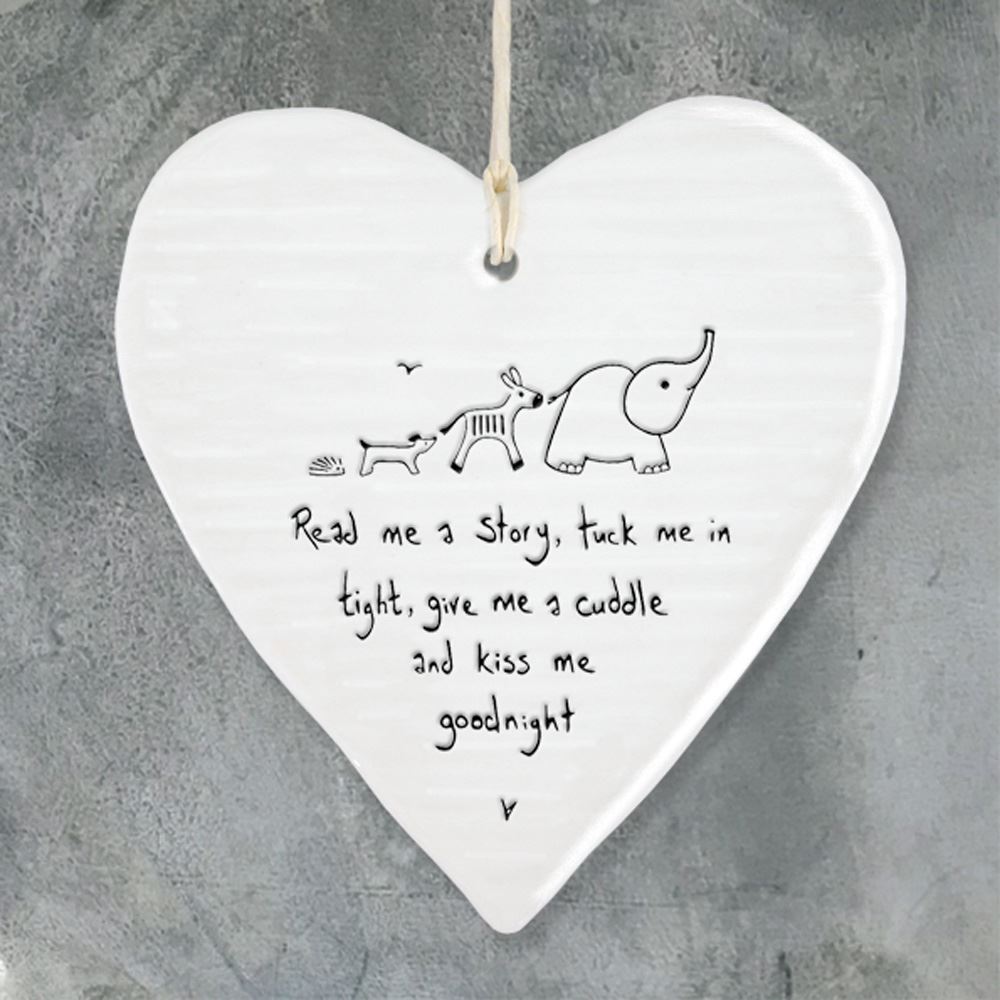 east-of-india-porcelain-hanging-heart-read-me-a-story-christening-gift|6218|Luck and Luck|2