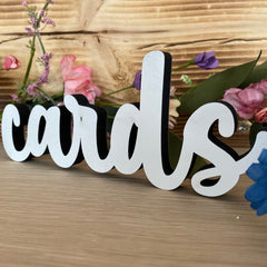 wooden-cards-table-sign-wedding-decorations-lowercase|LLWWCAMF1_LC|Luck and Luck|2
