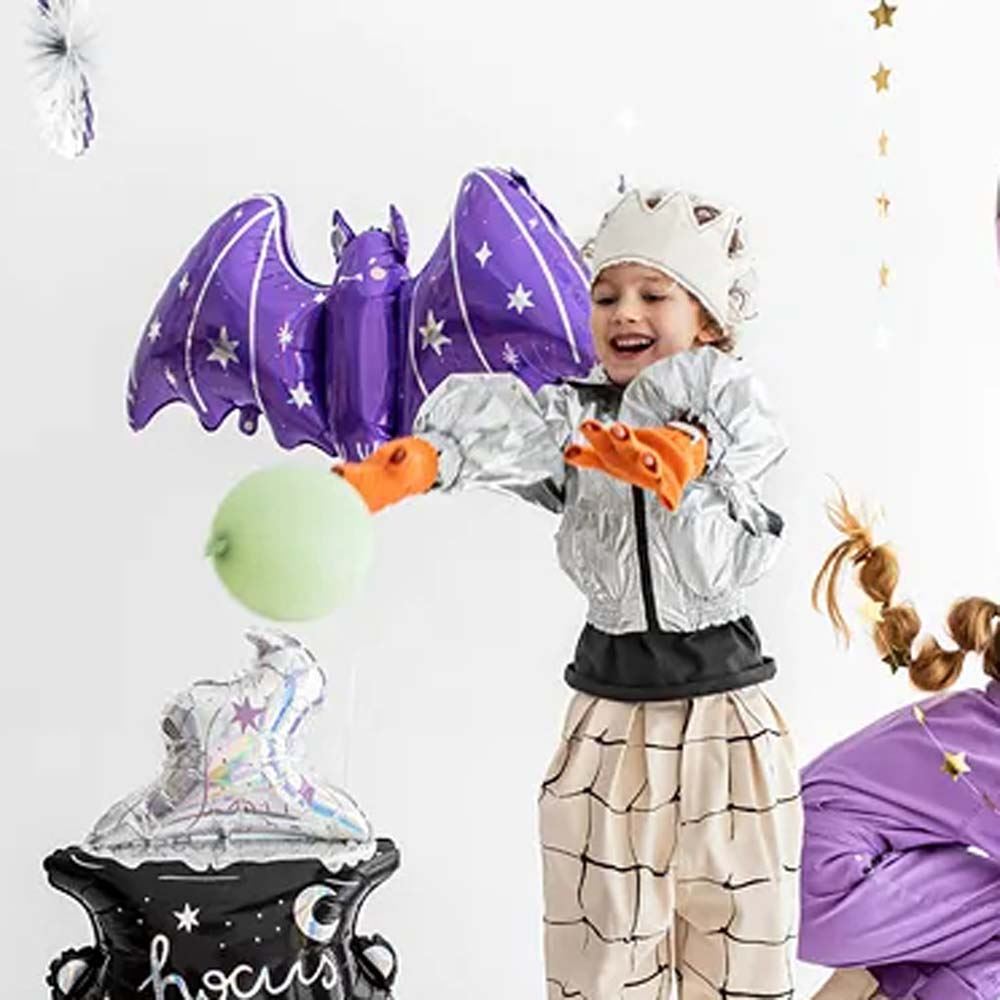 giant-halloween-purple-foil-bat-balloon-decoration|FB146|Luck and Luck| 1