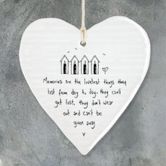 east-of-india-porcelain-hanging-heart-memories-are-the-loveliest-gift|6215|Luck and Luck| 1