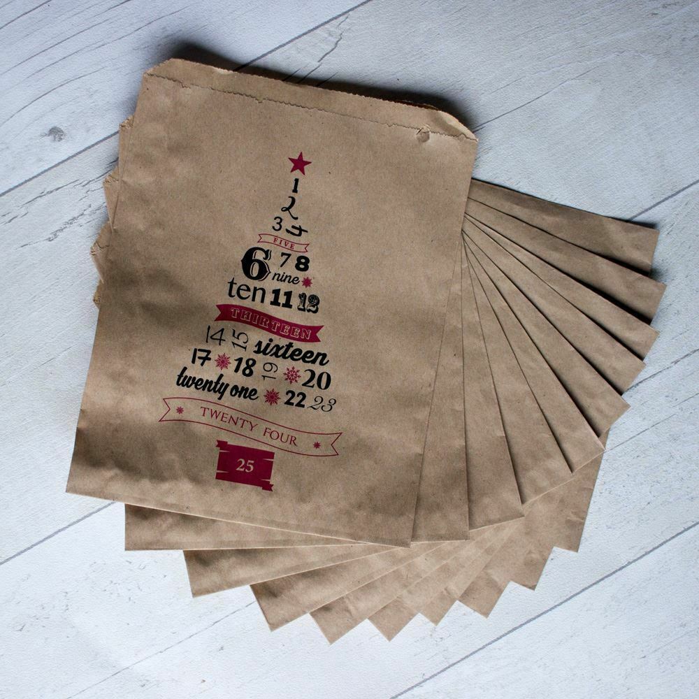 advent-christmas-brown-paper-kraft-bags-set-of-10-bags-gift-bags-diy-advent|KB25DAYS|Luck and Luck| 6