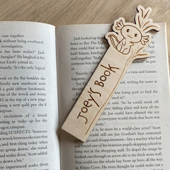 personalised-wooden-axolotl-bookmark-gift|LLWWAXBM|Luck and Luck| 4