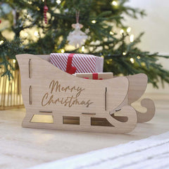 wooden-christmas-present-sleigh-alternative-christmas-stocking|MLC-201|Luck and Luck| 1