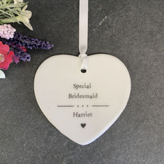 personalised-porcelain-heart-special-bridesmaid-keepsake-gift|LLUVPORWED3|Luck and Luck| 3