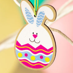 wooden-easter-bunny-in-eggs-hanging-decorations-x-9|LLEASTEREGGDECS|Luck and Luck| 3