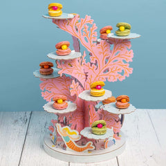 mermaid-sweet-cupcake-treat-stand-party-centrepiece-decoration|WAVES-TREATSTAND|Luck and Luck| 1