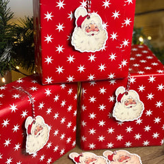 cheerful-father-christmas-gift-tags-set-of-10|CRXM010|Luck and Luck| 1