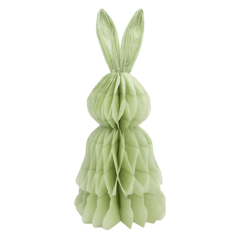 natural-meadow-sage-green-bunny-honeycomb-table-decoration|MEADOW-HCOMB-BUNNY|Luck and Luck|2