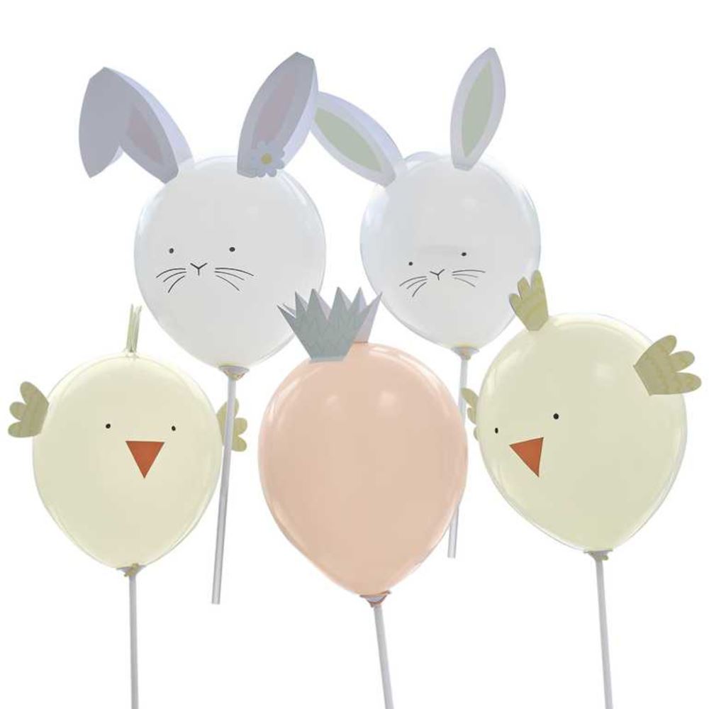 easter-character-balloon-bundle-x-5-easter-decorations-craft|BN-115|Luck and Luck|2