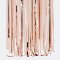 rose-gold-pink-peach-party-streamer-backdrop-party-decoration|MIX190|Luck and Luck|2