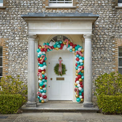 novelty-candy-cane-christmas-balloon-arch-kit-240-balloons|MRY-171|Luck and Luck| 1