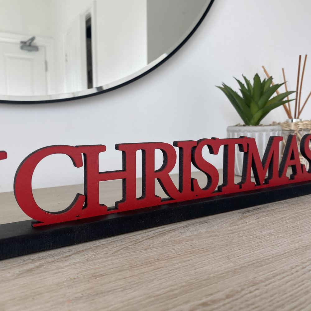 merry-christmas-wooden-custom-colour-standing-sign-decoration|LLWWMCSIGN|Luck and Luck| 4
