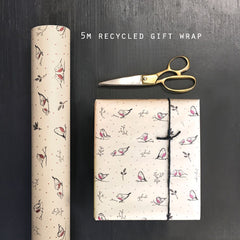 east-of-india-robins-christmas-kraft-wrapping-paper-5m|3763V2|Luck and Luck| 1