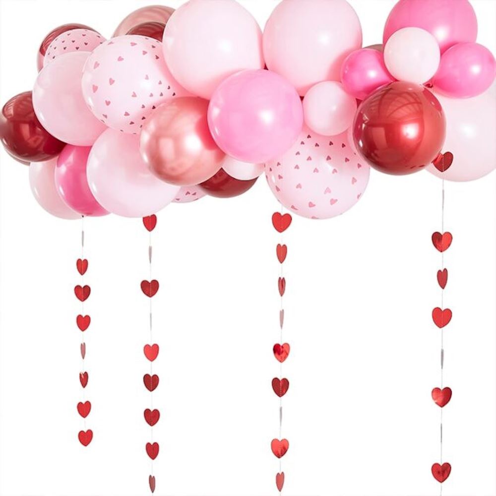rose-gold-red-and-pink-balloon-arch-kit-valentines-love-decoration|HEA122|Luck and Luck|2