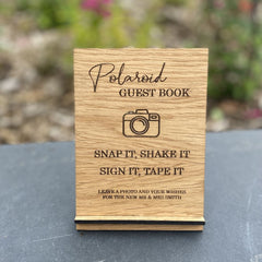 personalised-wooden-polaroid-wedding-sign-design-1|LLWWWEDSIGND1POL|Luck and Luck| 1
