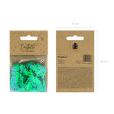 metallic-green-leaf-table-confetti-15g|KONS8012|Luck and Luck| 1