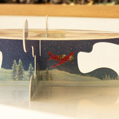 the-snowman-and-the-snow-dog-single-tier-christmas-cake-stand|M170|Luck and Luck| 3