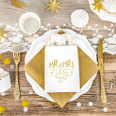 wedding-treat-bags-with-gold-lettering-mr-and-mrs-x-6|TNSP8-019M|Luck and Luck| 1