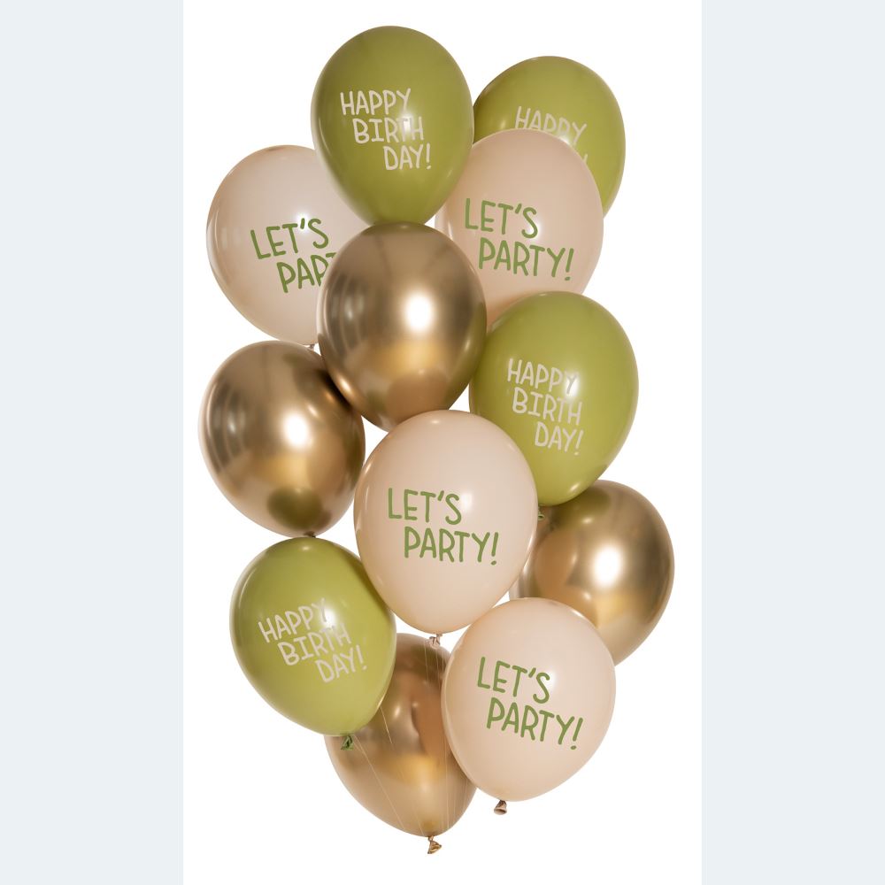 gold-olive-ivory-happy-birthday-balloons-mix-set-of-1`2|25146|Luck and Luck|2