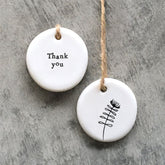 east-of-india-porcelain-mini-hanger-tag-thank-you|4098|Luck and Luck| 1