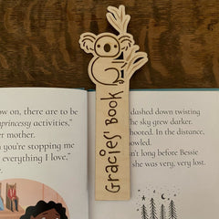 personalised-koala-wooden-bookmark|LLWWKOBM|Luck and Luck| 3