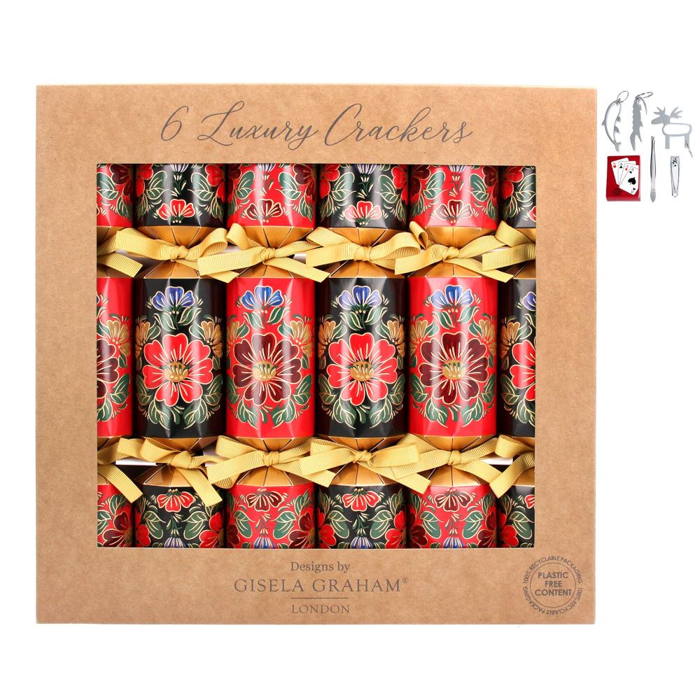 luxury-gisela-graham-christmas-folk-flowers-crackers-x-6|34837|Luck and Luck| 3