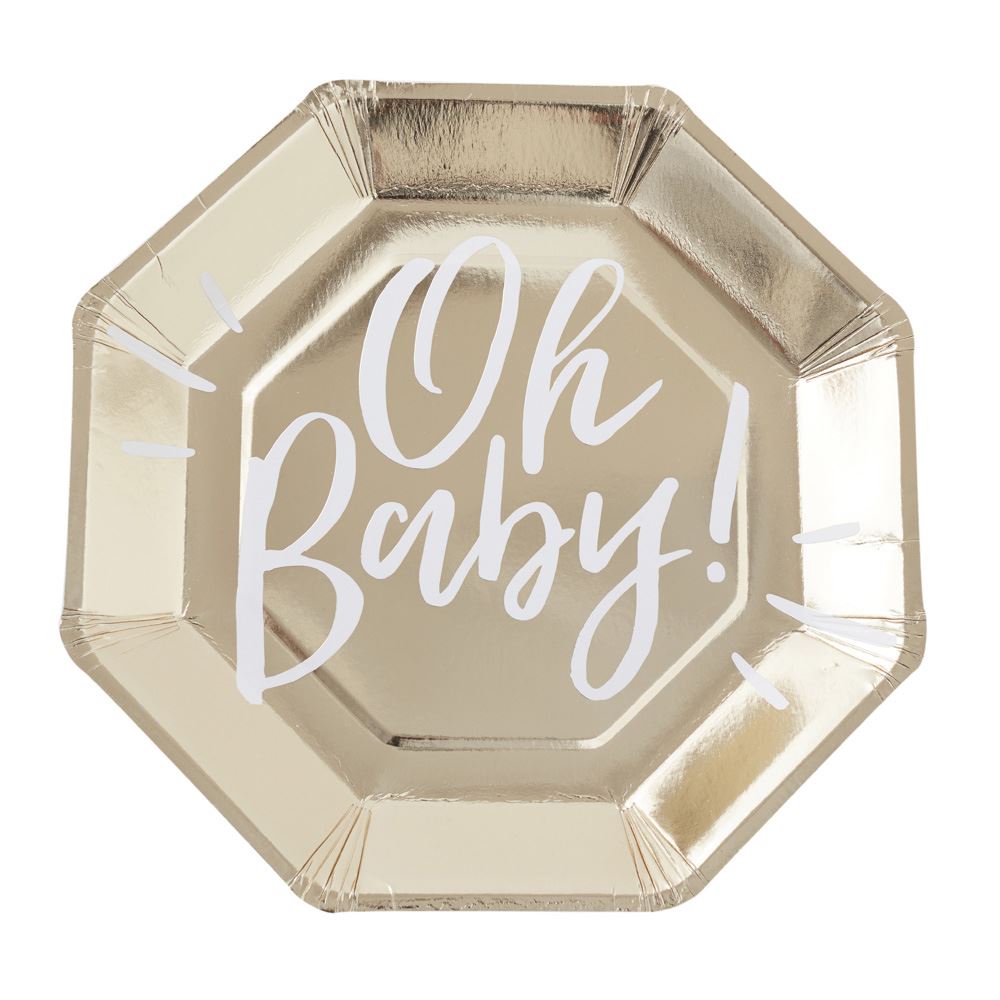 oh-baby-party-pack-cups-plates-and-napkins-for-8|OHBABYPP1|Luck and Luck| 3