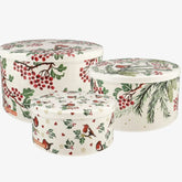emma-bridgewater-hawthorn-berries-christmas-set-of-3-round-cake-tins|EBX3146|Luck and Luck| 1