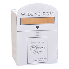modern-wedding-cards-post-box-contemporary-keepsake-decoration|SW-820|Luck and Luck|2