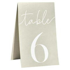 12-sage-green-card-table-numbers-wedding-party|SW-819|Luck and Luck|2